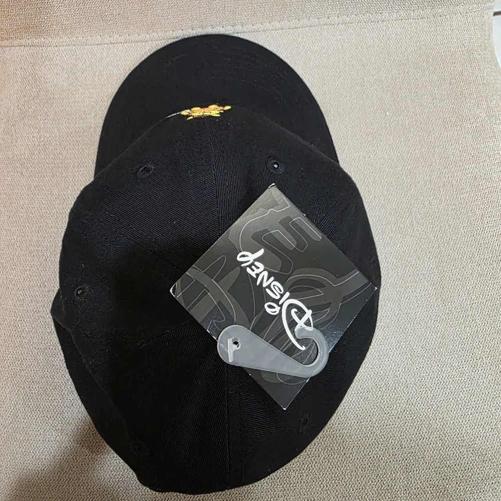 Disney Winnie the Pooh Pumpkin Pooh Bear Ball Cap Black NWT - Picture 5 of 12